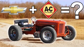 I Bought a Chevy Powered Tractor Go-Kart and It's WILD