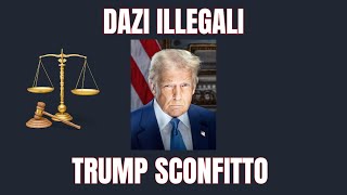 La Corte d’Appello boccia Trump: i dazi sono illegali!