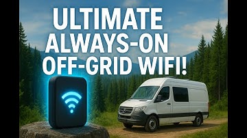 ULTIMATE OFF-GRID Always on Camper Van Wifi for under £100!