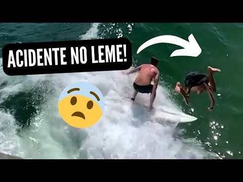 Acidente bizarro no Leme / Como estão os envolvidos? #Leme #Acidente #Bizarro #RioDeJaneiro