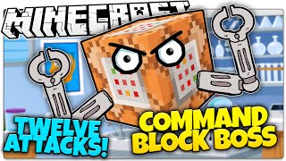 Minecraft | COMMAND BLOCK BOSS BATTLE! | Kill Evil Command Blocks! (Minecraft Vanilla Boss Mod) screenshot 4