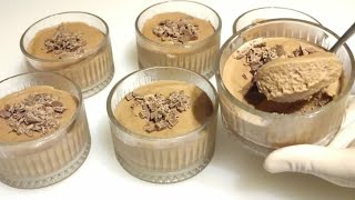 Recette de dessert à 3 ingrédients ! Pas d'œufs ! Pas de four ! Pas de gélatine ! Pas de fécule !