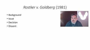 Rostker v. Golberg (1981