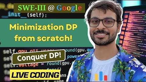 Minimization DP from scratch | CSES DP Problemset | Minimizing Coins | DP Approach + Live Coding