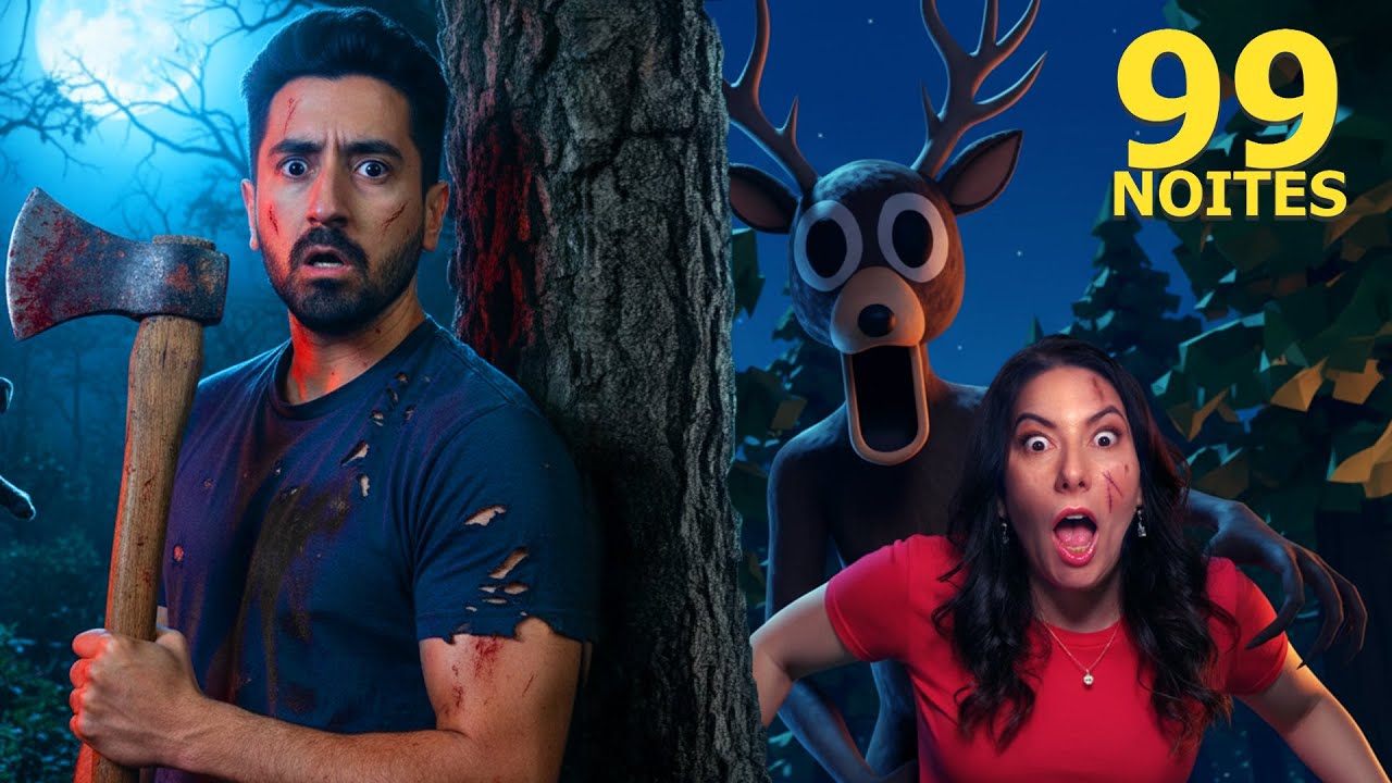 Ele me ABANDONOU 99 NOITES NA FLORESTA (Roblox)