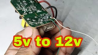 5v charger to 12v converter / 5v mobile charger convert to 12 adaptar @Joy3601234