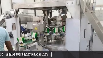 Rotary PFS Packing Machine with Multihead Weigher | Automatic Dates Packing System
