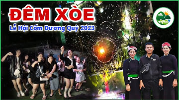 DÀN GÁI XINH QUẨY NHƯ TRONG BAR TẠI ĐÊM XÒE LỄ HỘI CỐM DƯƠNG QUỲ 2023