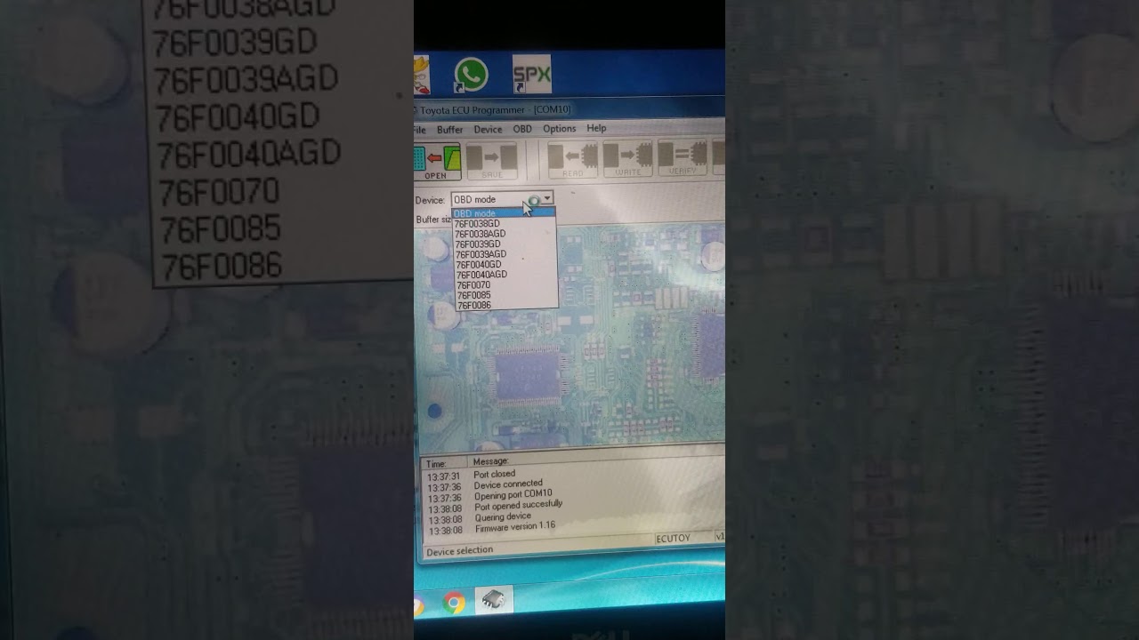 Toyota lexus ecu flasher
