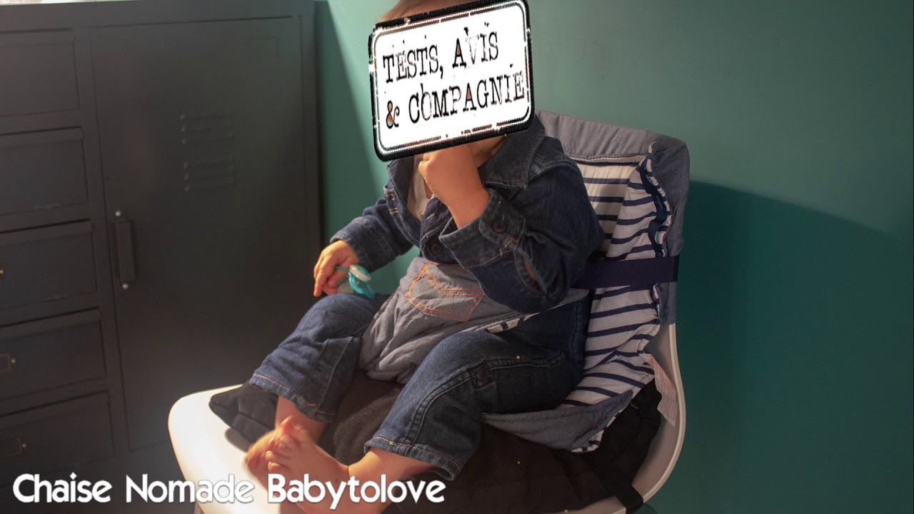 Test produit : la chaise nomade de Babytolove - Doudou & Stiletto