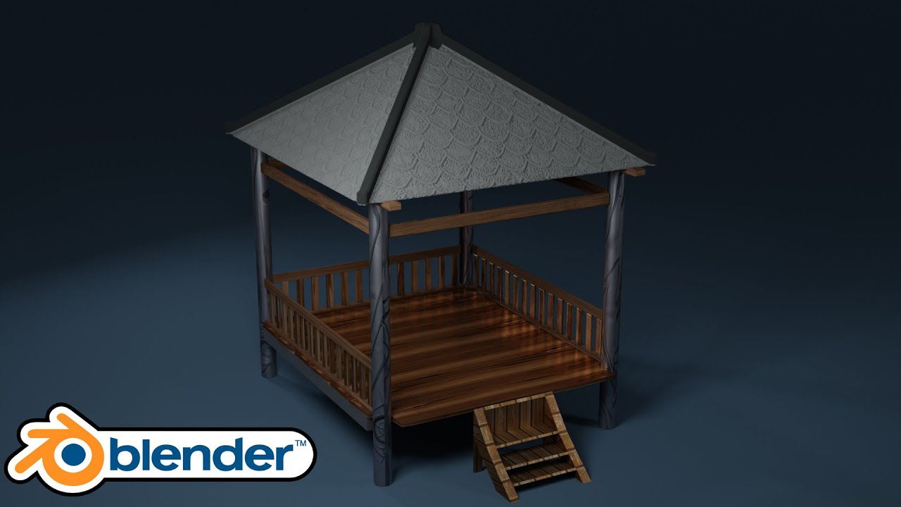TEXTURING GAZEBO - Blender 2.8 - YouTube