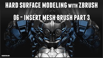 Hard Surface Modeling with Zbrush 06 - Insert Mesh Brush Part 3