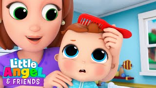 Getting Ready For Daycare | Good Habits Song | Little Angel And Friends Kid Songs