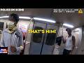 Wanted Man Is SECONDS Away From Escaping On The Airport Tram....