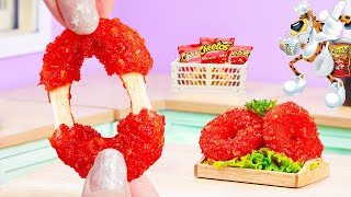 Best Of Mini Fast food🧅How To Cook Crispy Fried Cheetos Onion Ring- Miniature Cooking| Tiny Cooking