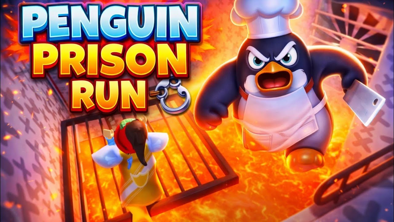 Penguin Prison Run Escape 🐧🔥 | Roblox Prison Escape Game