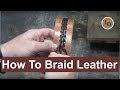 How To Braid Leather With Three Laces