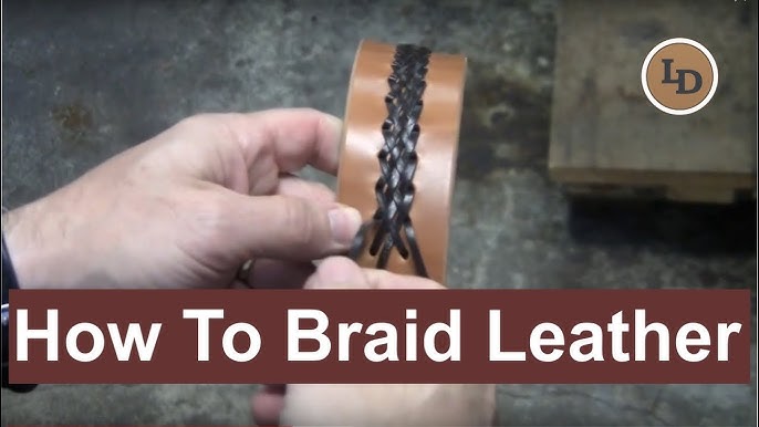 DEMO 2: Leather Edge Round Braid (1 thong 4 pass) 