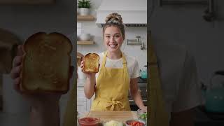 a girl is making pizza and sandwich recipes, #sandwich #recipe #food #easyrecipe #cheese, #trending