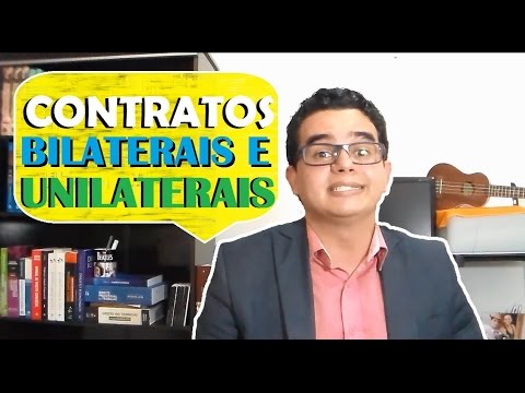 Vídeo: Qual é um exemplo de contrato bilateral?