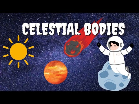 Learn about Celestial bodies||Definition of celestial bodies and the celestial bodies|| Wiz Artist