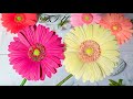 Цветы из фоамирана Гербера Как сделать своими руками / Diy Foam Paper Flowers / Flores de Goma Eva