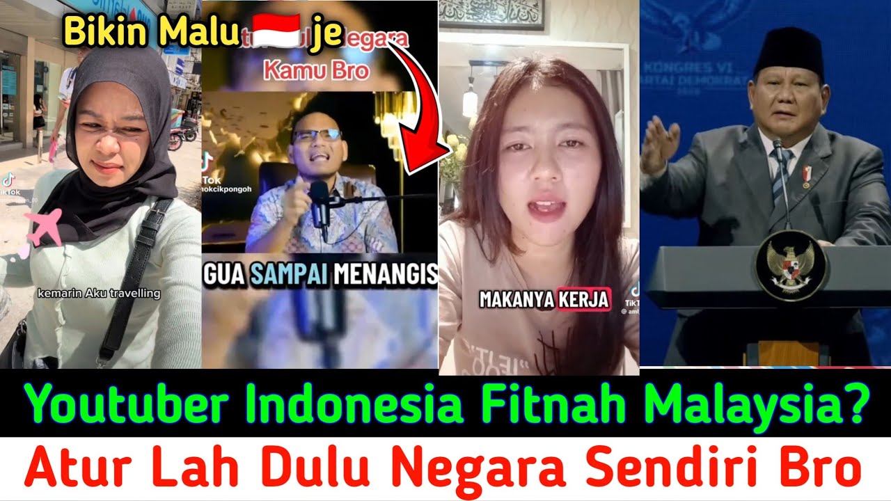 ORANG² MALAYSIA BUKA SUARA DGN YOUTUBER INDONESIA GERAM STATEMENT TIPU 