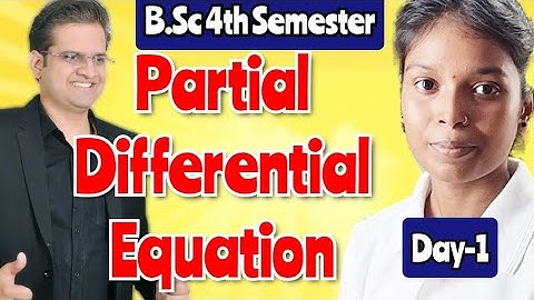Partial Differential Equation! Day -1!Objective Questions! bedkdian #math #bsc4thsemester