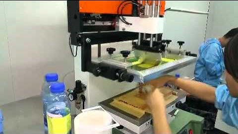 automatic tabletop screen printing machine for touch screen