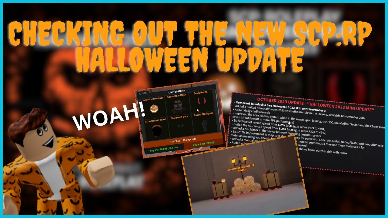 Checking out the New Halloween Update in SCP:RP! 🎃 - YouTube