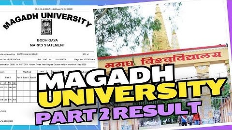 Section 21 24 part 2 ka result || part 2 ka result Jari hoga || Magadh University part 2 result