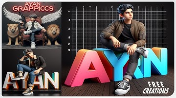 Create 3D Ai Name Image With Bing Ai | Microsoft Bing Image Creator