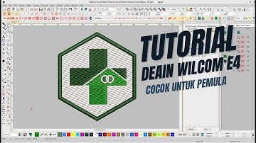 tutorial desain bordir wilcom E4 cocok untuk pemula