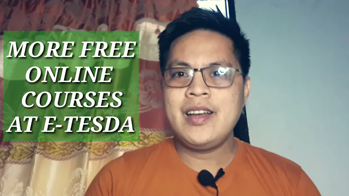 MORE FREE ONLINE COURSES AT E-TESDA