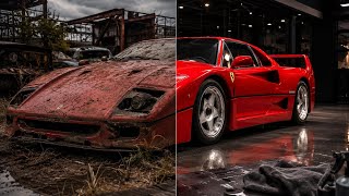 #ASMR Full Restoration of a Legendary Ferrari F40 (1989) | Abandoned to Showroom Perfect Supercar