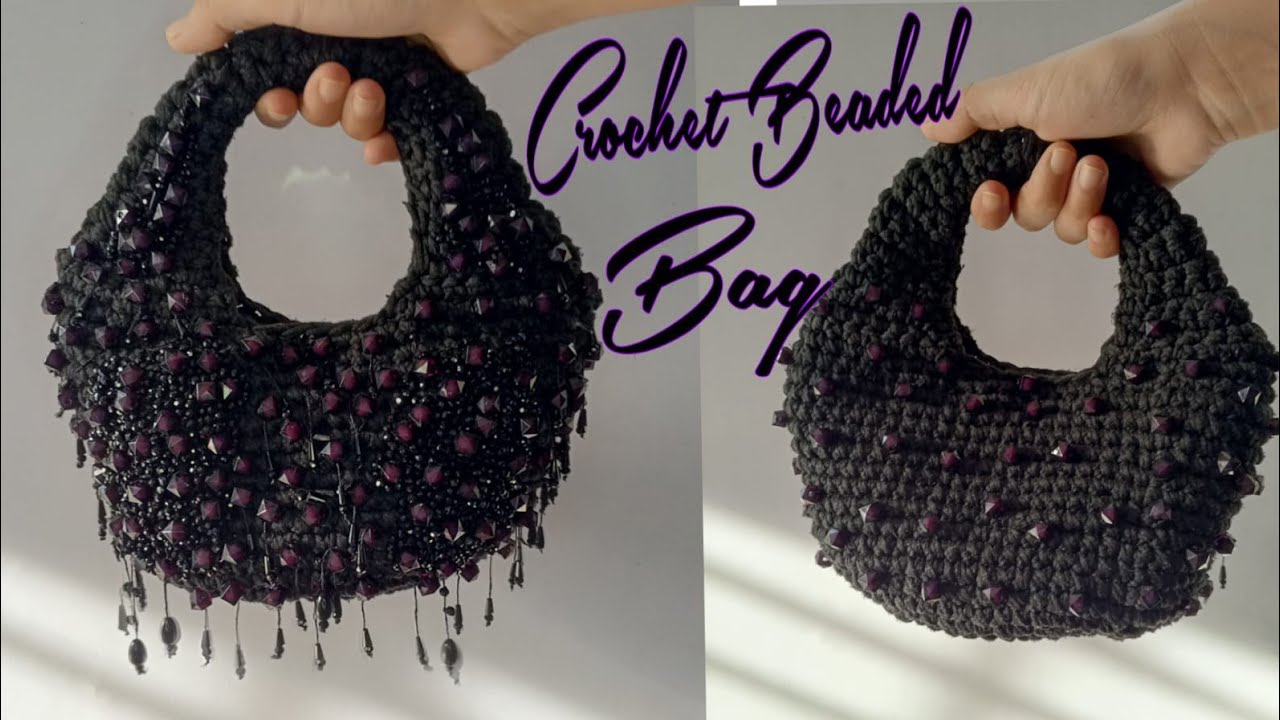 "Luxury Crochet Beaded Bag |Tutorial |Elegant DIY Handbag For Special Occasions & Gift ideas"