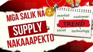 MELC-BASED GRADE 9 ARALING PANLIPUNAN (EKONOMIKS): MGA SALIK NA NAKAAAPEKTO SA SUPPLY