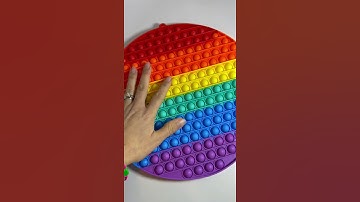 Jumbo circle bubble popper fidget toy