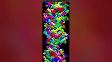 Advent of Code 2023 Day 22 Part 1 Visualisation (Sand Slabs)