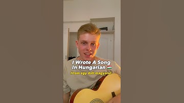 I Wrote A Song In Hungarian #hungarian #shorts #magyar