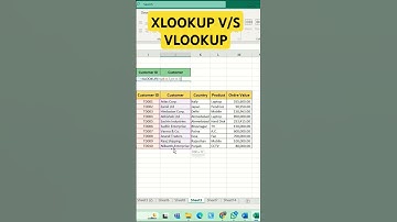 XLOOKUP V/S VLOOKUP #exceltips #excel #shorts #viral