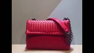 Slideshow:  To A Weaving Genuine Hand Woven Sheepskin Leather Handbag