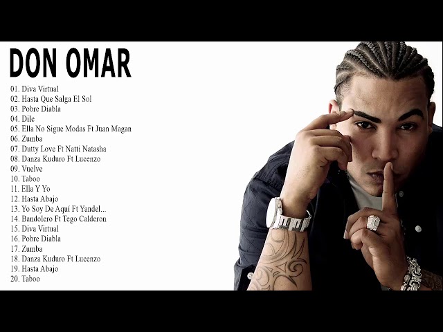 Don Omar Duetos Exitos, Canciones Romanticas class=