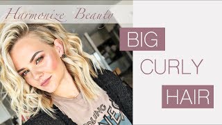 BIG CURLY HAIR side part - Harmonize_Beauty