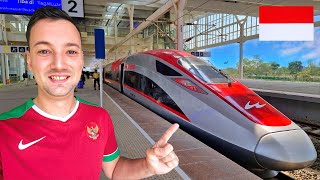 I Took Indonesia's New High-Speed Train 🇮🇩 (Jakarta To Bandung)