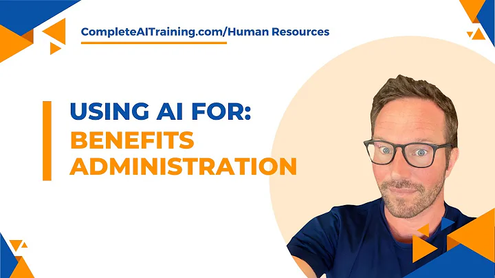 Using AI for Benefits Administration   AI Training for Human Resources Manager