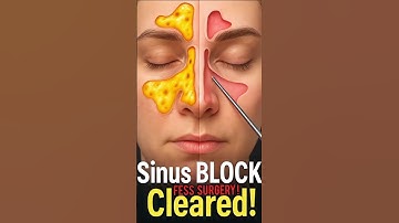 Doctors Remove Thick Sinus Mucus Like This!||FESS Surgery|| #shorts #trending #facts #science
