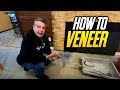 How to veneer - Veneer stone install