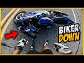 BIKER PANICKED! - EPIC & CRAZY MOTORCYCLE MOMENTS 2024