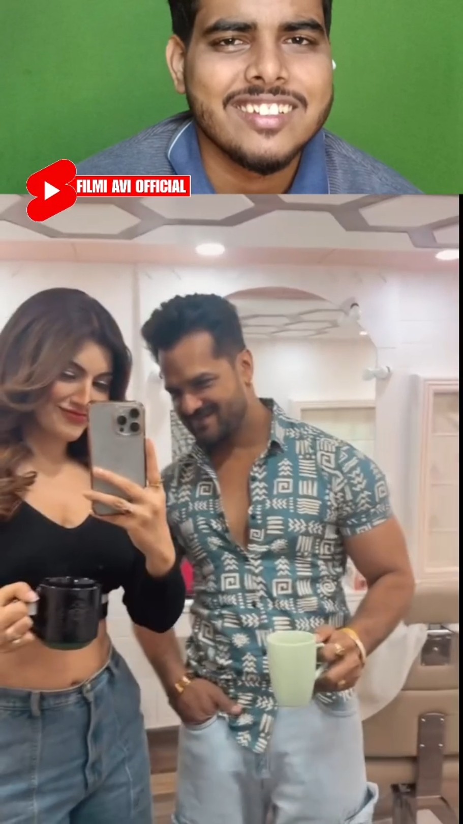 Khesari Lal Yadav \u0026 Akanksha Puri New Song Shooting Reaction Video | #shorts #remix